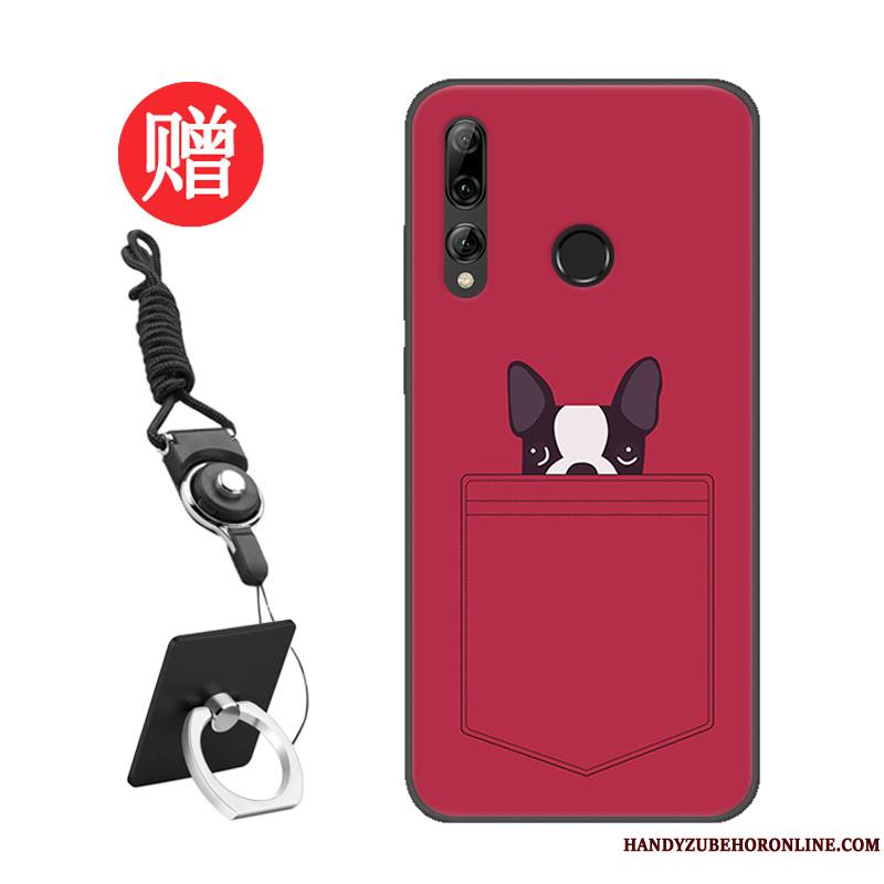 Huawei P Smart+ 2019 Tendance Coque De Téléphone Rouge Personnalisé Membrane Protection Étui