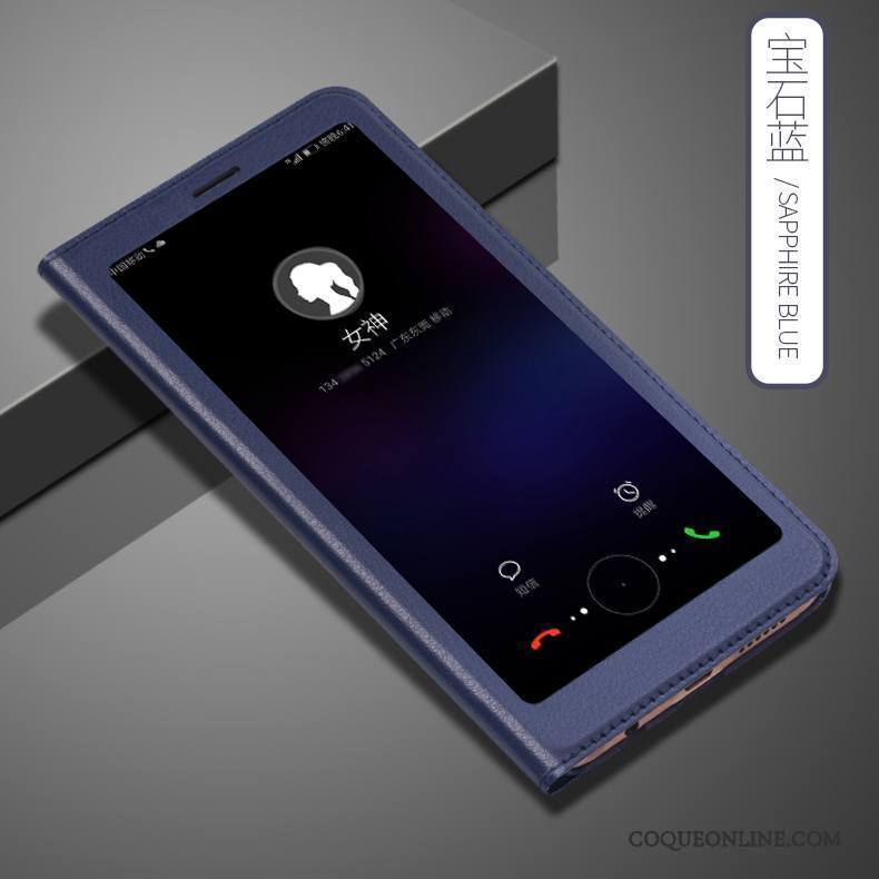 Huawei P Smart Coque De Téléphone Étui Protection Clamshell Tout Compris Bleu Incassable