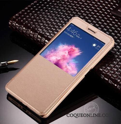 Huawei P Smart Coque Téléphone Portable Protection Clamshell Étui Étui En Cuir Incassable