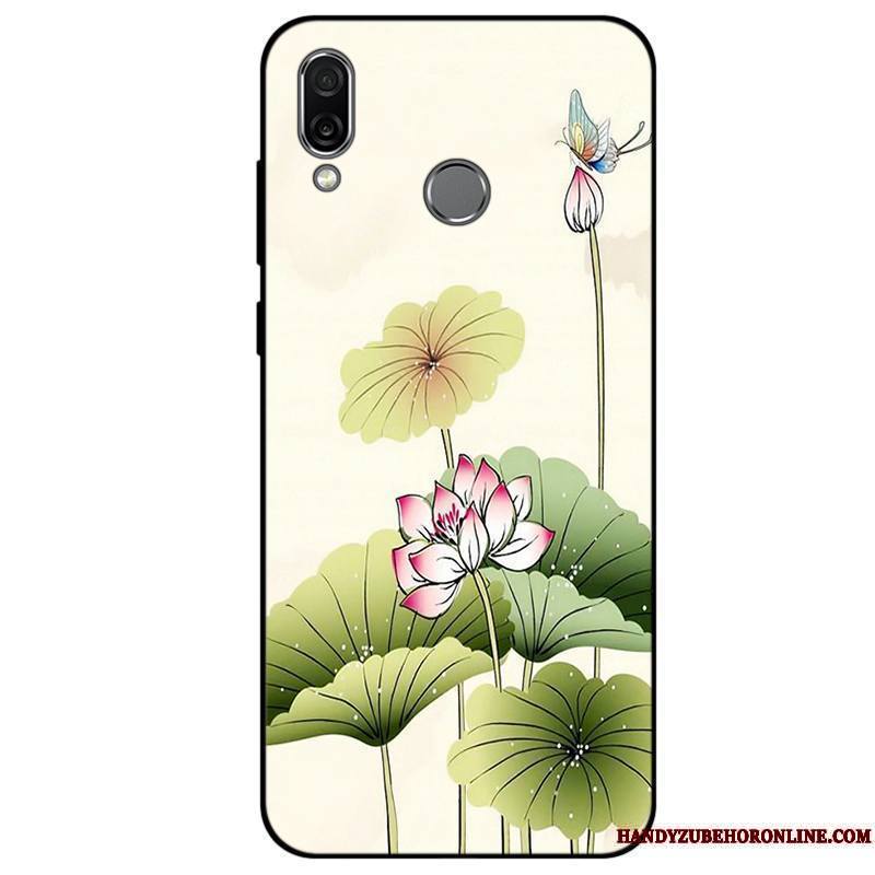 Huawei P Smart+ Coque Étui Silicone Fluide Doux De Téléphone Art Tout Compris