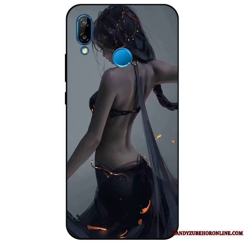 Huawei P Smart+ Dessin Animé Coque De Téléphone Étui Créatif Incassable Tout Compris Protection