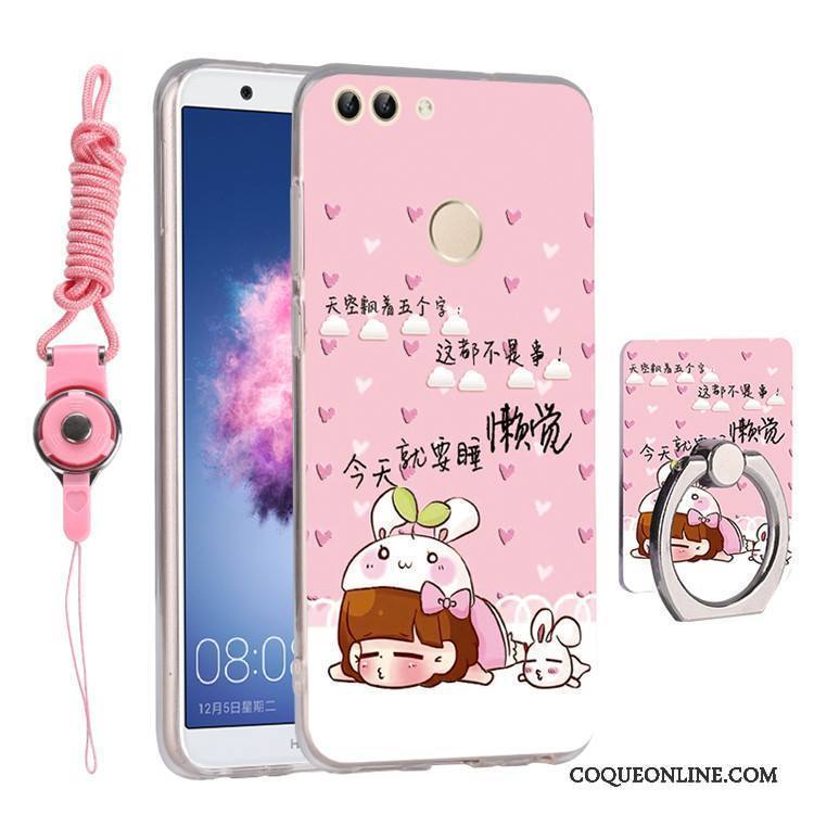 coque rose huawei p smart