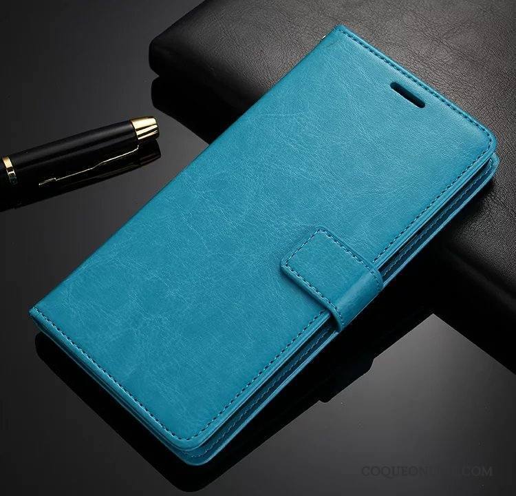 Huawei P Smart Étui En Cuir Coque De Téléphone Housse Tout Compris Incassable Bleu Clair Protection