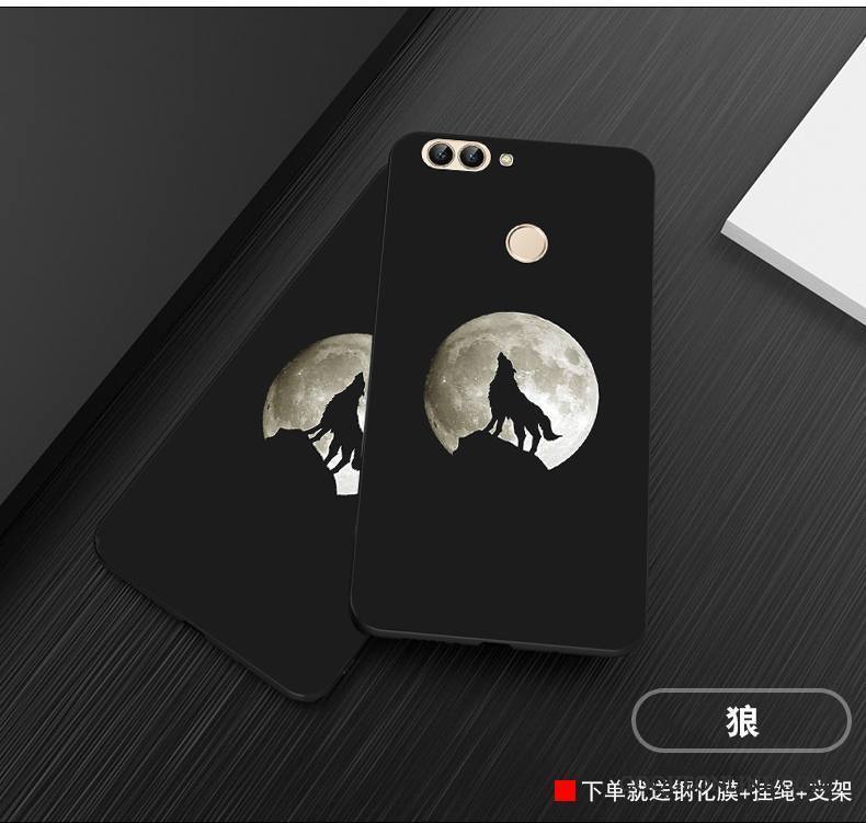 Huawei P Smart Étui Silicone Personnalisé Coque De Téléphone Noir Incassable Personnalité