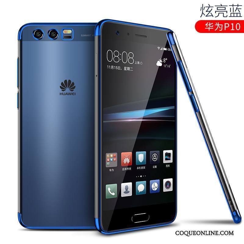 Huawei P10 Bleu Créatif Étui Coque De Téléphone Personnalité Incassable Très Mince