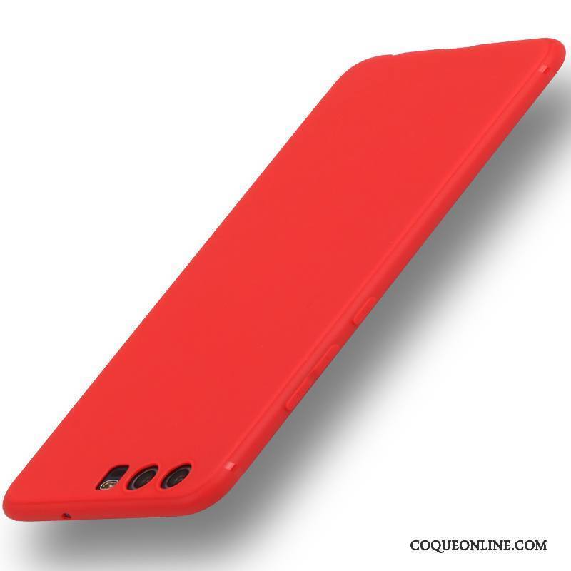 Huawei P10 Coque Créatif Étui Incassable Protection Fluide Doux Tout Compris Rouge