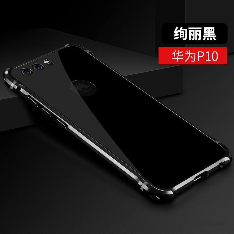 Huawei P10 Coque Incassable Étui Noir Protection Créatif Métal Difficile