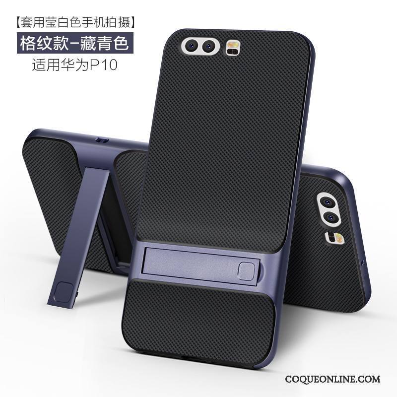 Huawei P10 Incassable Étui Tendance Fluide Doux Bleu Coque De Téléphone Protection