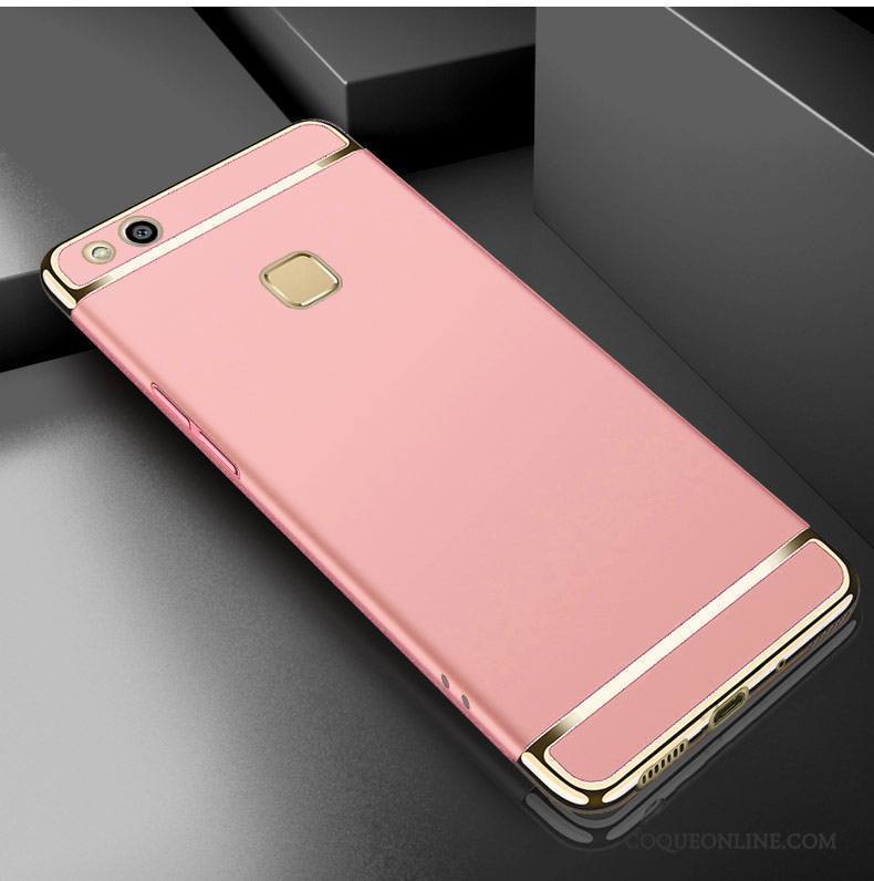 Huawei P10 Lite Délavé En Daim Coque De Téléphone Étui Jeunesse Incassable Rose Difficile