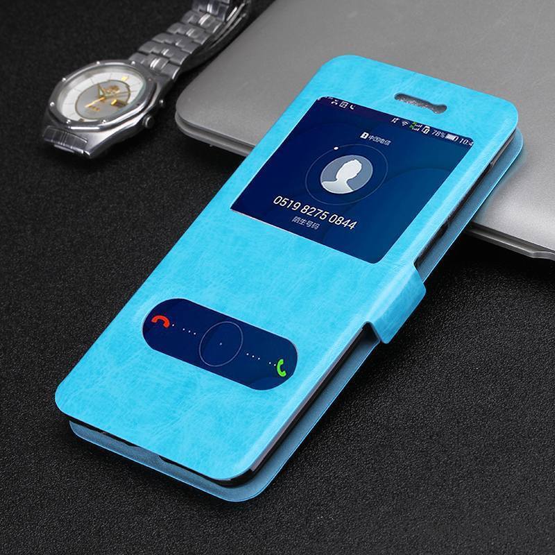 Huawei P10 Lite Protection Étui Bleu Clair Tendance Coque De Téléphone Jeunesse Housse