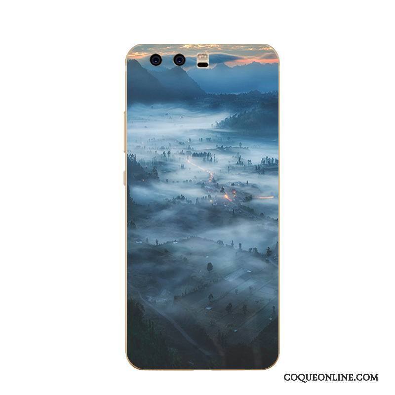 Huawei P10 Personnalité Paysage Silicone Étui Coque De Téléphone Original Jeunesse