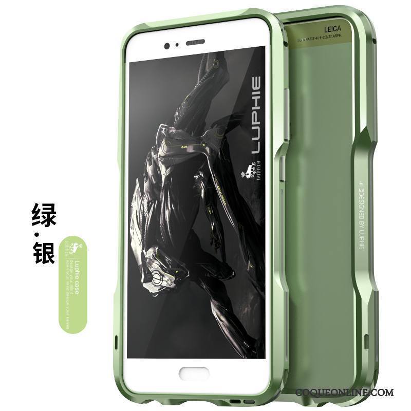 Huawei P10 Plus Border Étui Coque De Téléphone Personnalité Métal Vert Protection