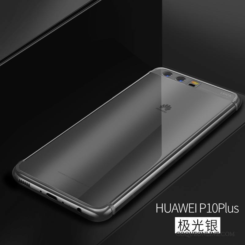 Huawei P10 Plus Coque De Téléphone Argent Tout Compris Personnalité Décompression Transparent