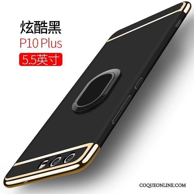 Huawei P10 Plus Noir Créatif Pu Coque Personnalité Tout Compris De Téléphone