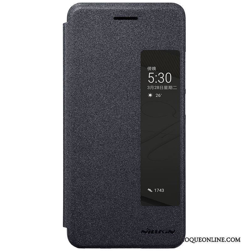 Huawei P10 Plus Noir Étui Incassable Coque De Téléphone Étui En Cuir Protection Housse