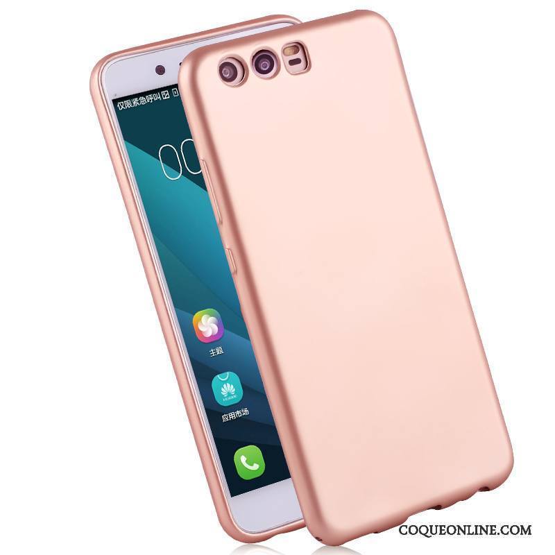 Huawei P10 Plus Étui Tout Compris Protection Or Rose Pu Coque De Téléphone Ornements Suspendus