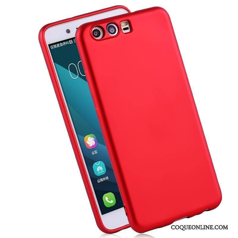 Huawei P10 Protection Coque De Téléphone Silicone Étui Tout Compris Rouge Ornements Suspendus