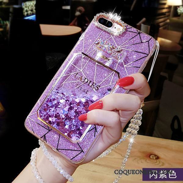 Huawei P10 Étui Personnalité Coque De Téléphone Créatif Incassable Violet Quicksand