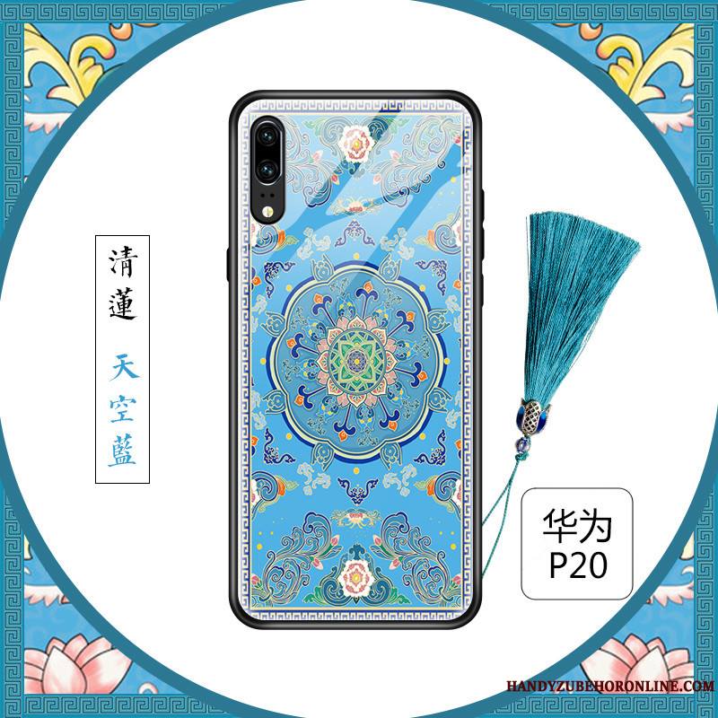 Huawei P20 Coque De Téléphone Fluide Doux Personnalité Nouveau Floral Créatif Frais