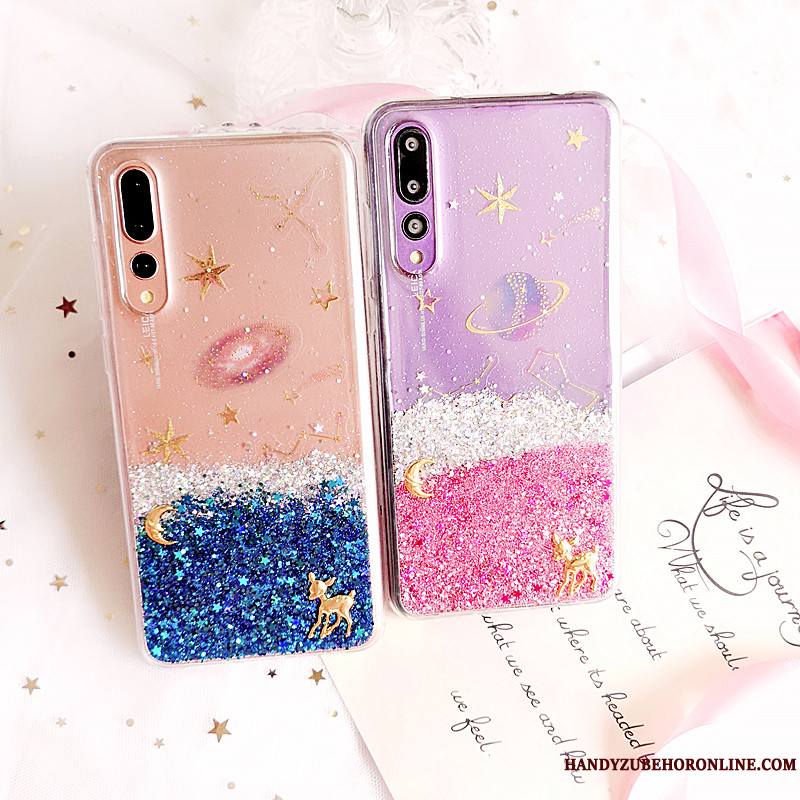 Huawei P20 Pro Coque Personnalisé Planète Fluide Doux Silicone Créatif Petit Charmant