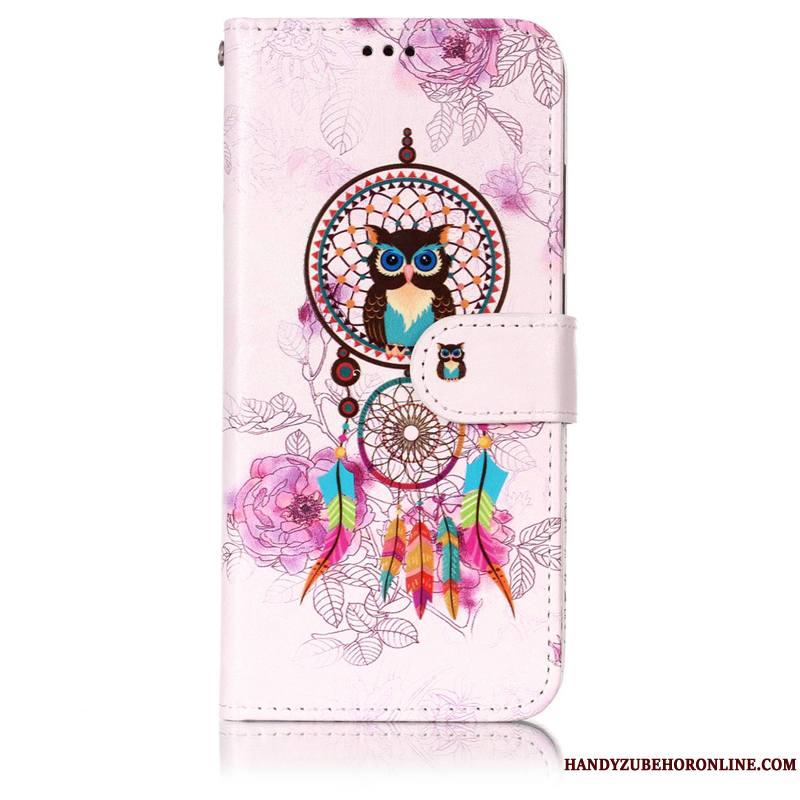 Huawei P20 Pro Housse Protection Gaufrage Étui En Cuir Peinture Coque De Téléphone Vent