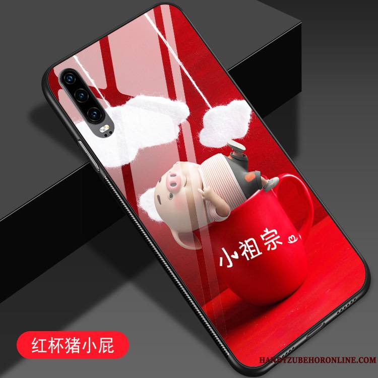 Huawei P30 Coque Créatif Dessin Animé Protection Charmant Net Rouge Tendance Jeunesse