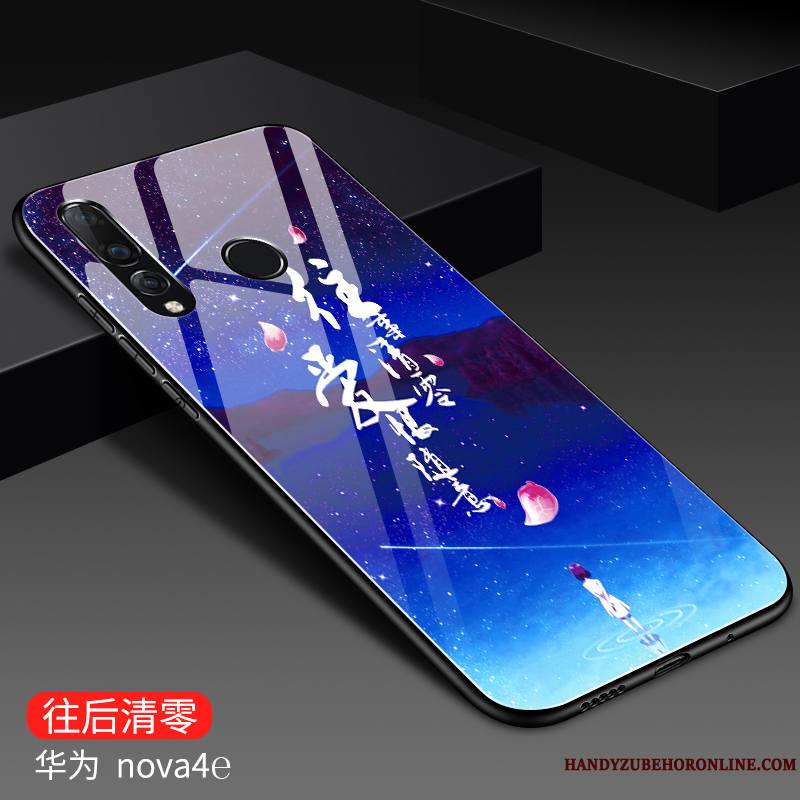 Huawei P30 Lite Mode Net Rouge Incassable Coque De Téléphone Difficile Silicone Créatif