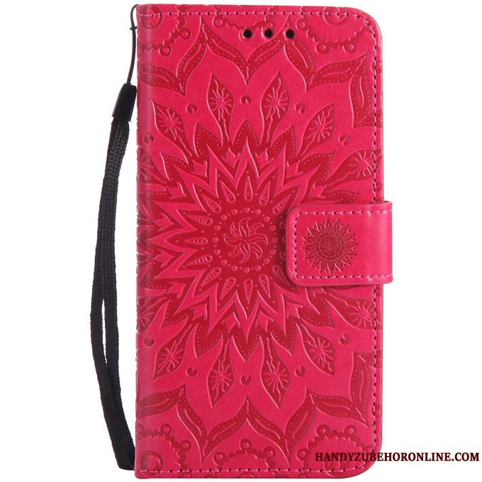 Huawei P30 Lite Tout Compris Coque De Téléphone Protection Incassable Clamshell Rouge Étoile