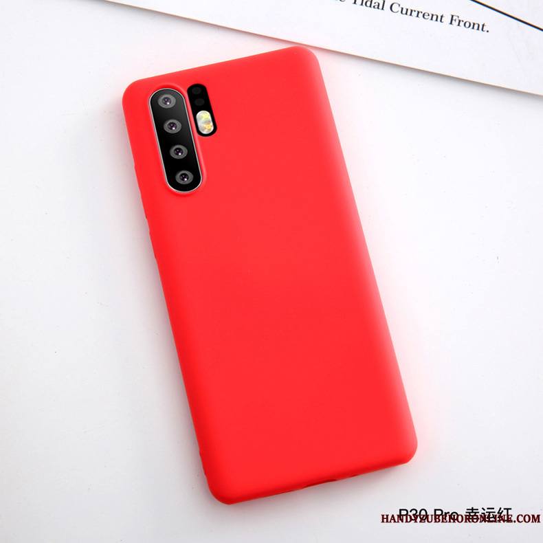 Huawei P30 Pro Étui En Cuir Protection Coque De Téléphone Tout Compris Silicone Fluide Doux Incassable