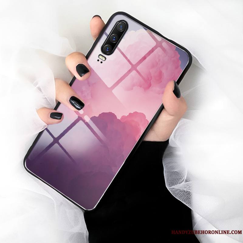 Huawei P30 Tendance Incassable Étui Coque De Téléphone Personnalité Ciel Étoilé Art