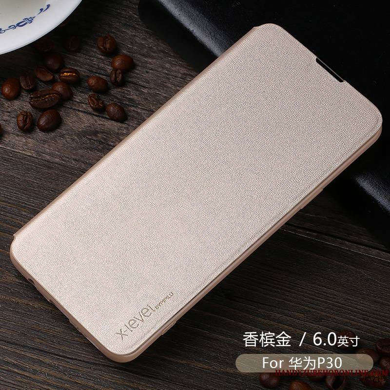 Huawei P30 Tout Compris Protection Coque De Téléphone Incassable Or Clamshell Nouveau