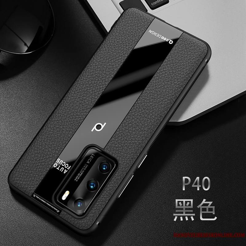 Huawei P40 Fluide Doux Incassable Étui Créatif Coque Business Marque De Tendance