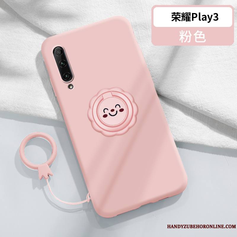 Huawei P40 Lite E Légère Coque De Téléphone Fluide Doux Rose Incassable Amoureux Étui