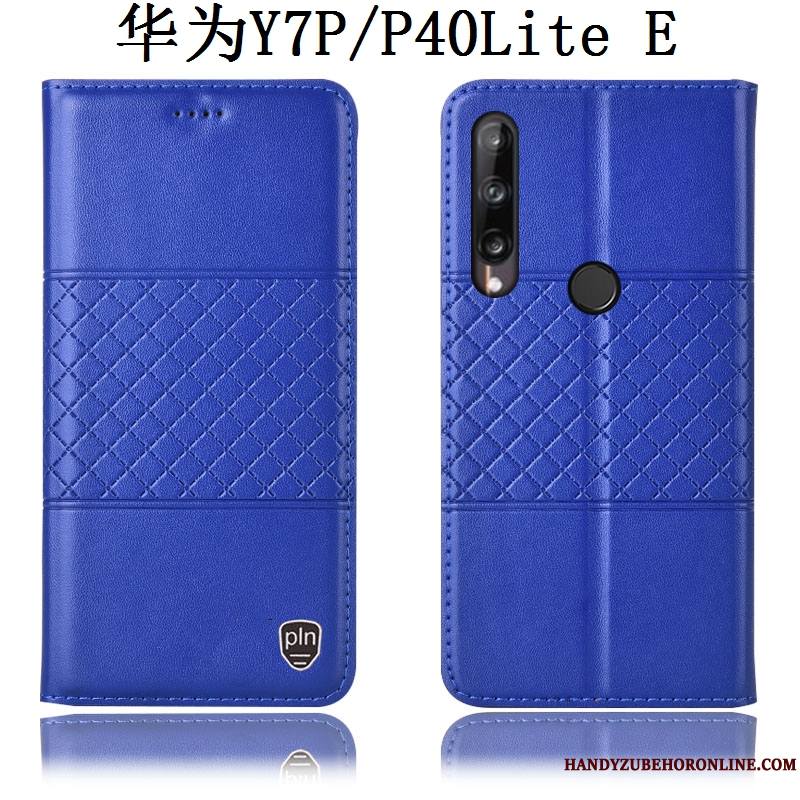 Huawei P40 Lite E Protection Housse Incassable Coque De Téléphone Bleu Étui Étui En Cuir