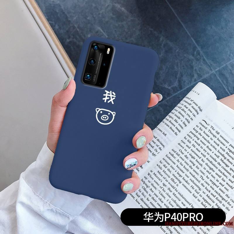 Huawei P40 Pro Silicone Étui Incassable Charmant Protection Coque De Téléphone Créatif