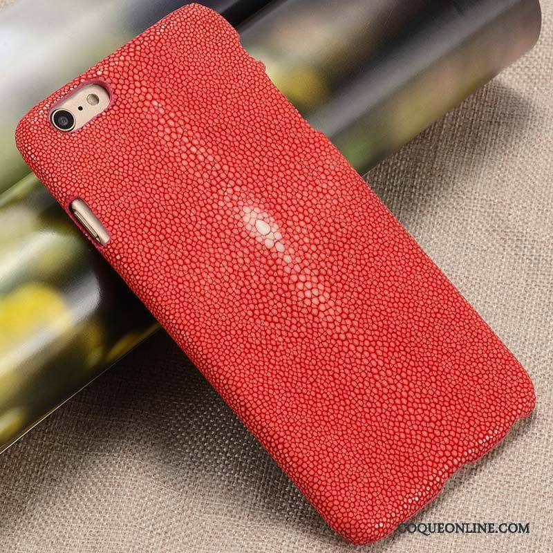 Huawei P8 Coque Étui Rouge Étui En Cuir Téléphone Portable Protection Légère Couvercle Arrière