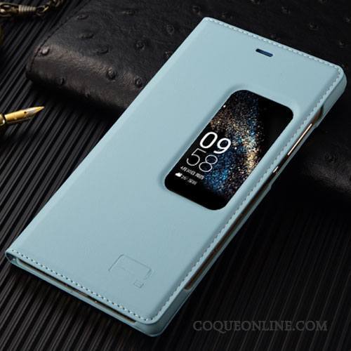 Huawei P8 Haute Protection Téléphone Portable Étui Coque De Téléphone Étui En Cuir Bleu Clair