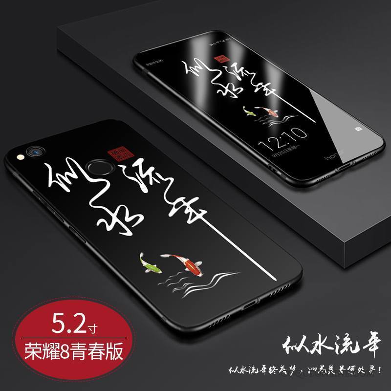 Huawei P8 Lite 2017 Coque Délavé En Daim Fluide Doux Jeunesse Tout Compris Incassable Protection Créatif