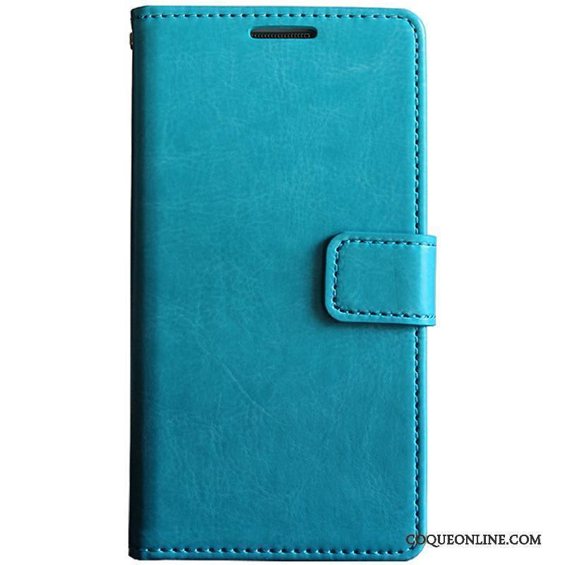 Huawei P8 Lite Coque Téléphone Portable Étui Clamshell Jeunesse Étui En Cuir Bleu Clair Protection