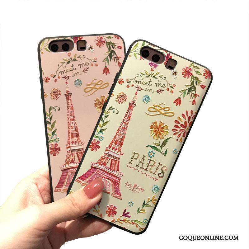 Huawei P9 Plus Charmant Ornements Suspendus Jaune Étui Coque De Téléphone Personnalité Silicone