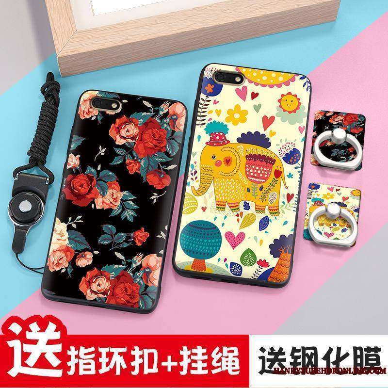 Huawei Y5 2018 Gaufrage Protection Coque De Téléphone Silicone Personnalisé Incassable Étui