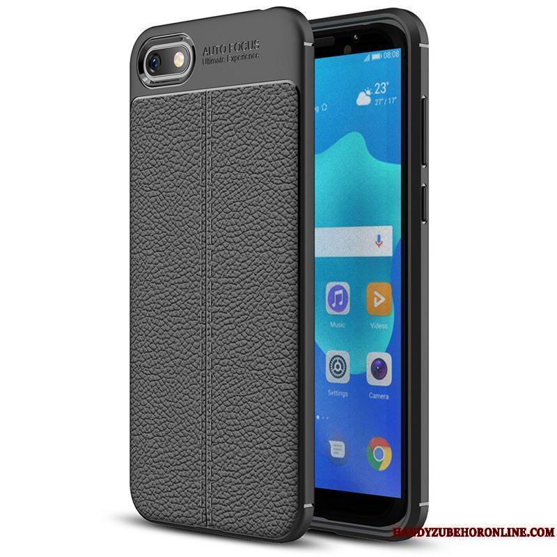 Huawei Y5 2018 Modèle Fleurie Gris Jeunesse Étui Coque De Téléphone Téléphone Portable Protection