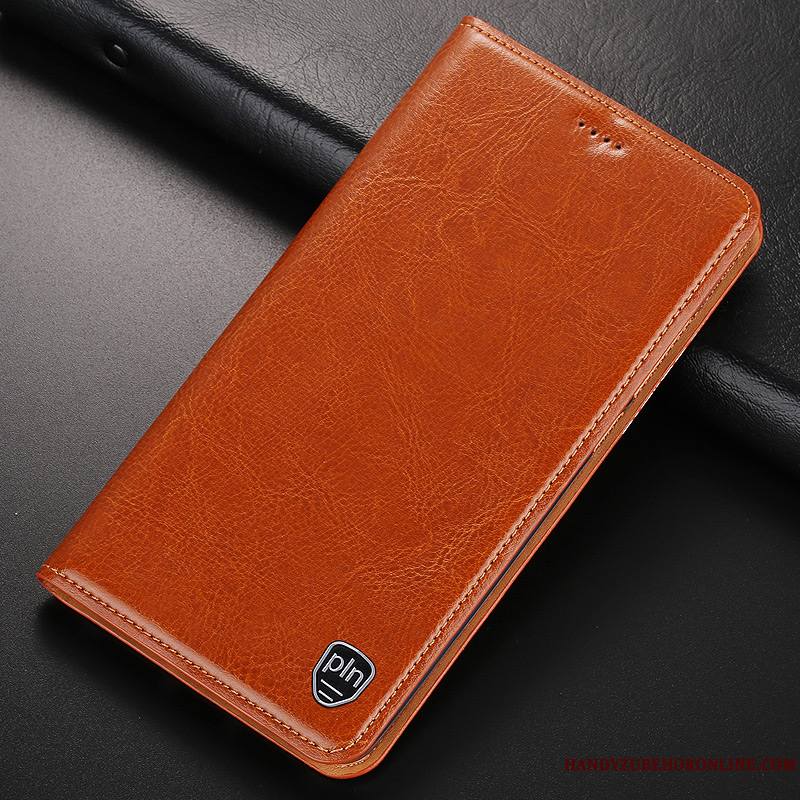 Huawei Y6 2019 Coque De Téléphone Housse Étui Tout Compris Modèle Fleurie Téléphone Portable Marron