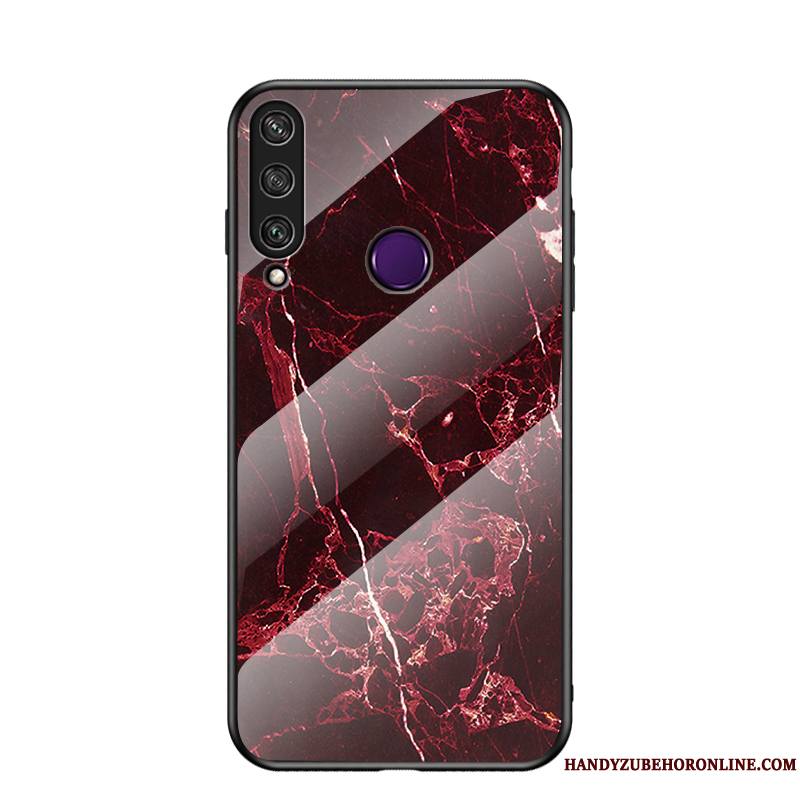 Huawei Y6p Coque Fluide Doux Difficile Marque De Tendance Peinture Incassable Mode Étui