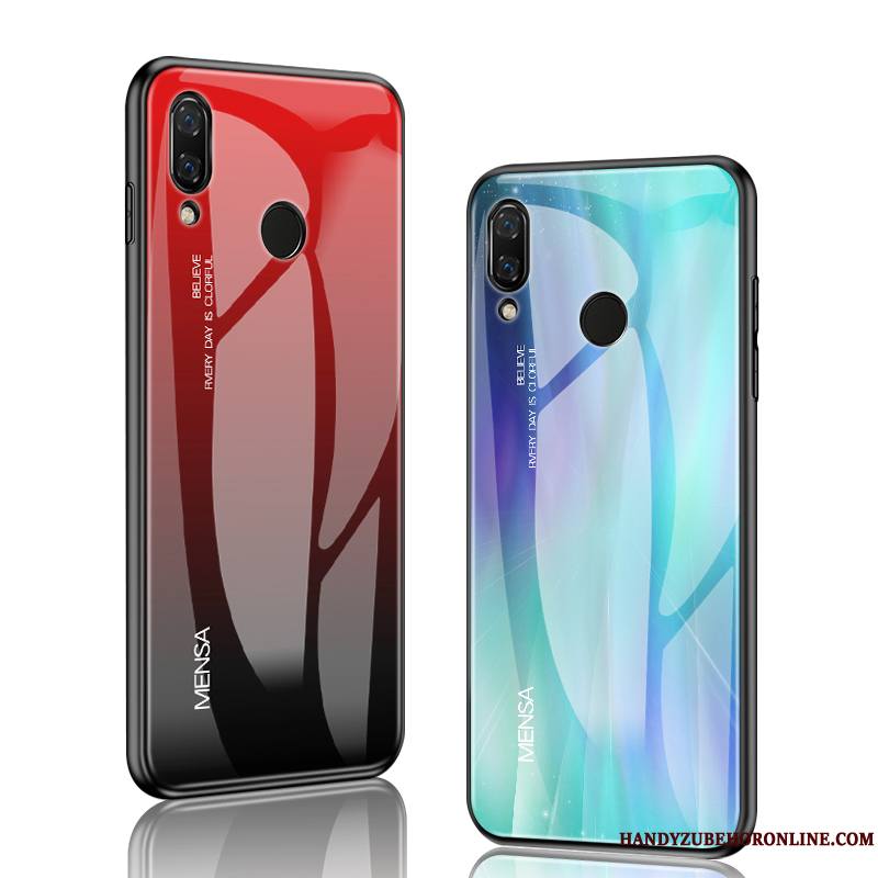 Huawei Y7 2019 Simple Tout Compris Nouveau Protection Coque De Téléphone Incassable Bleu