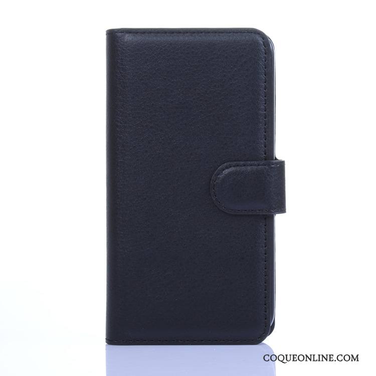 Lg G2 Housse Carte Support Coque De Téléphone Noir Protection Étui En Cuir