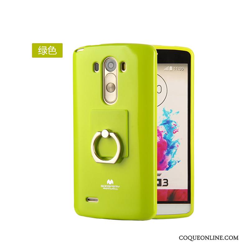 Lg G3 Silicone Vert Étui Fluide Doux Coque Protection Très Mince