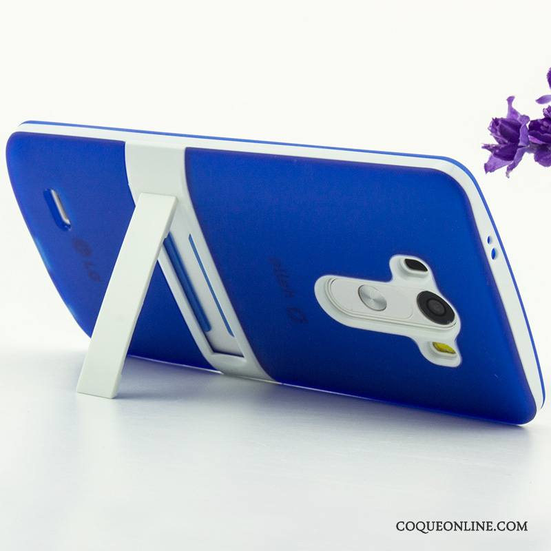 Lg G3 Très Mince Étui Coque De Téléphone Bleu Support Téléphone Portable Tendance