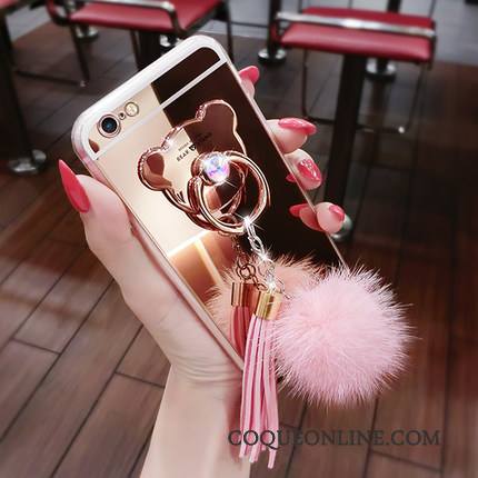 Lg G4 Boucle Anneau Coque De Téléphone À Franges Or Rose Tendance Silicone