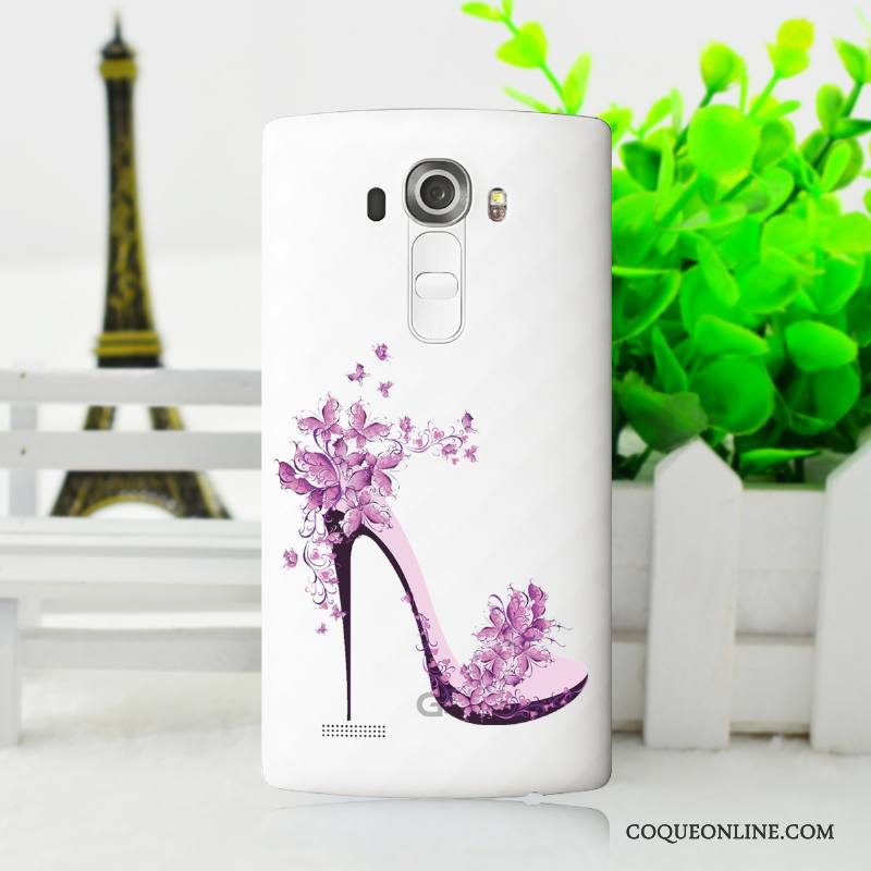 Lg G4 Fluide Doux Dessin Animé Coque De Téléphone Étui Peinture Protection Silicone